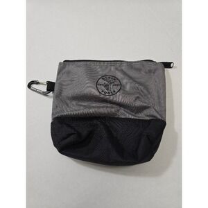 Klein Tools Zippered Tool Pouches 2 Pack Orange Gray OS Excellent Carabiner Bag